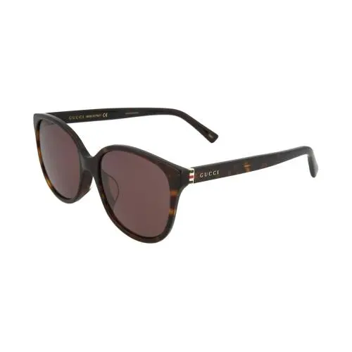 GG0461SA-002 Women`s Sunglasses Brown Havana Tortoise Gold/rose Pink 55 mm by Gucci