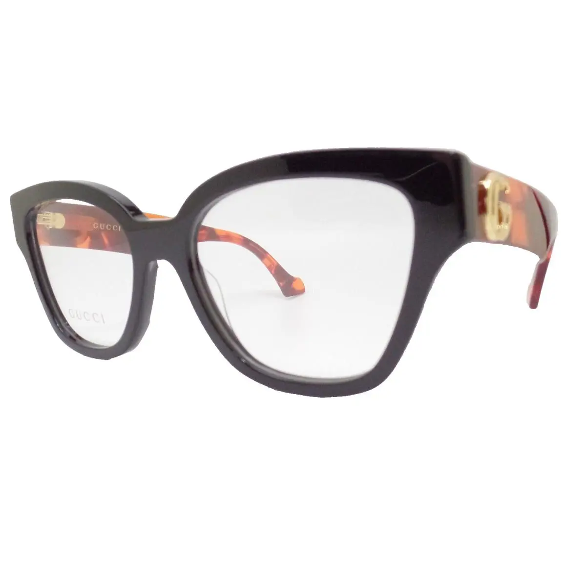 Gucci GG1424O 007 Black Havana 54mm RX Eyeglasses Frames