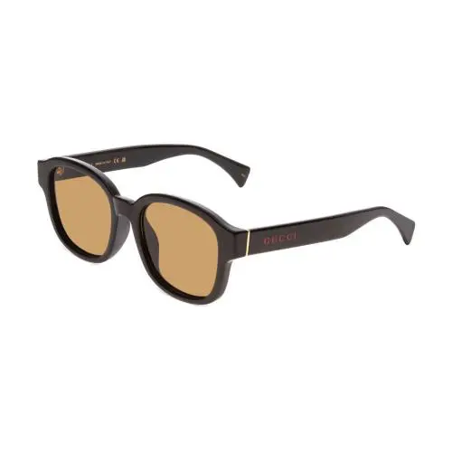 Gucci GG1140SK-003 Unisex Classic Designer Sunglasses in Black Gold/brown 54mm