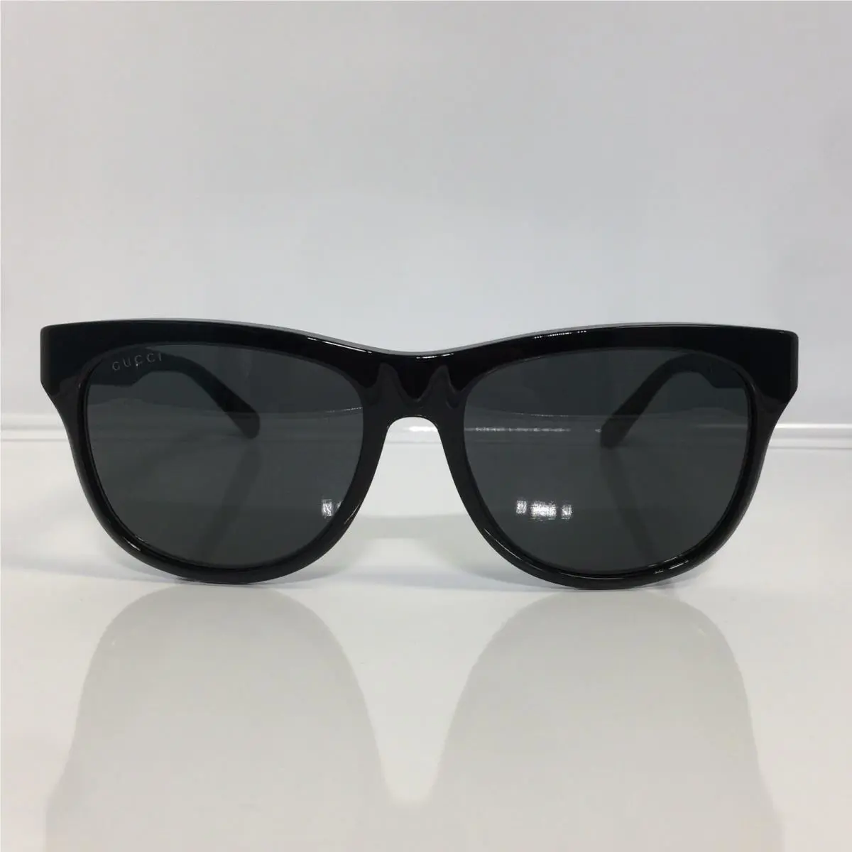 Gucci GG0980S 001 Black Plastic Men’s Gray Lenses Sunglasses