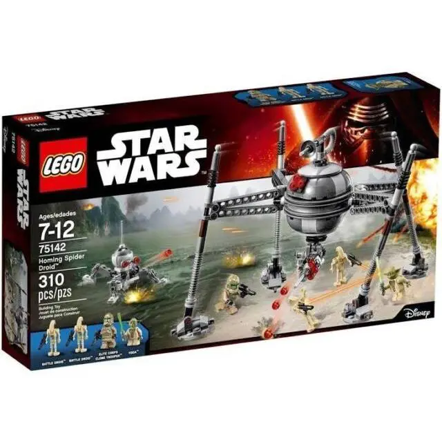 Lego 75142 Homing Spider Droid - Retired Star Wars Episode Iii 2016