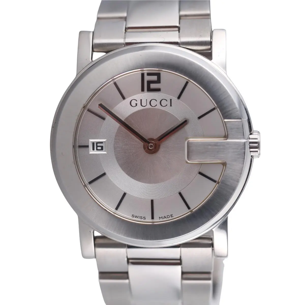 101 G-round Day Date 38mm Quartz Watch YA101306 by Gucci