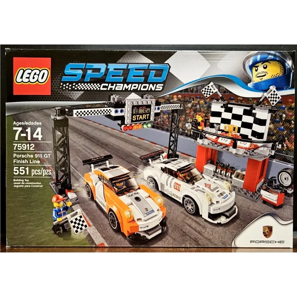 Lego Speed Champions Porsche 911 GT Finish Line 75912