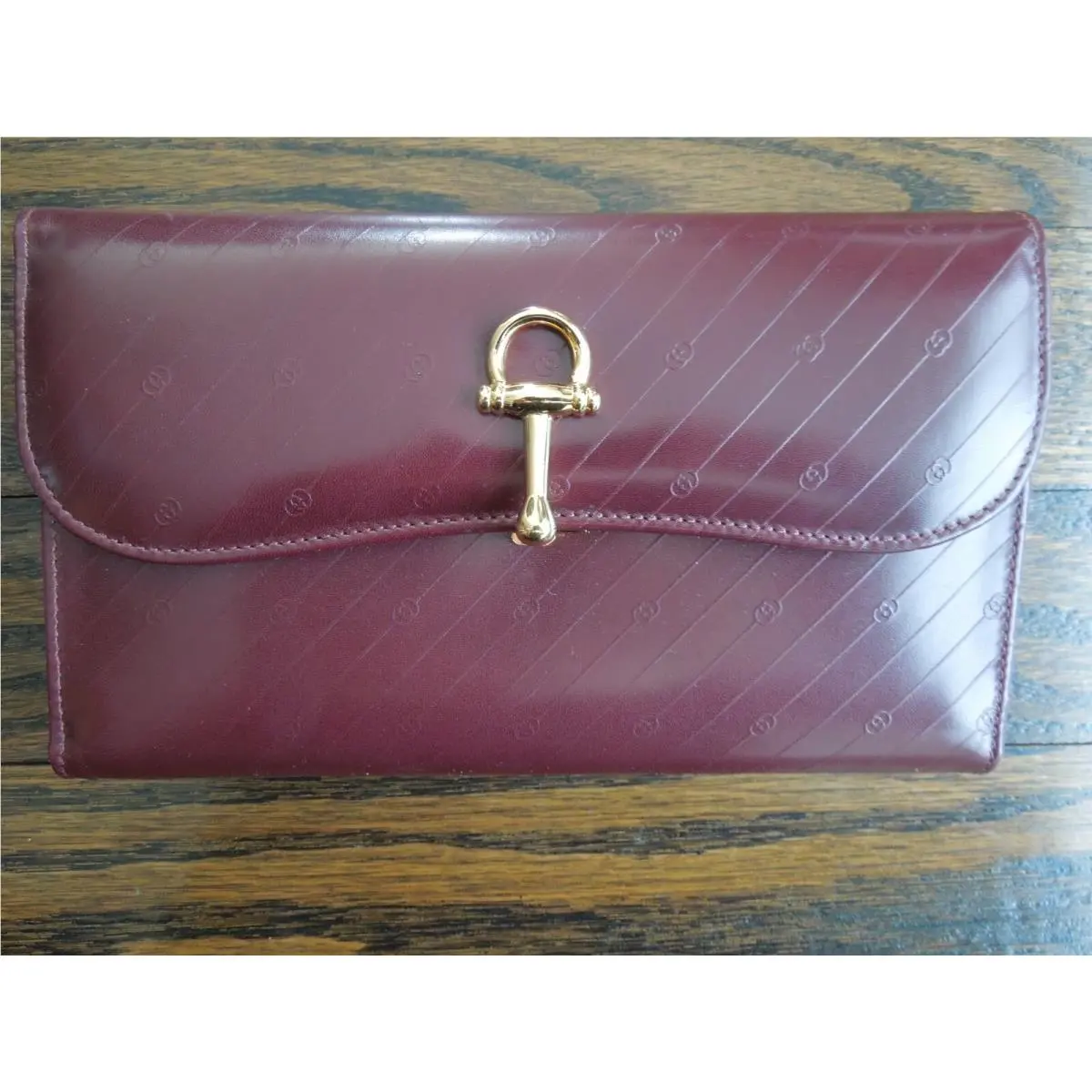 Vintage Gucci Trifold Horsebit Wallet Rare