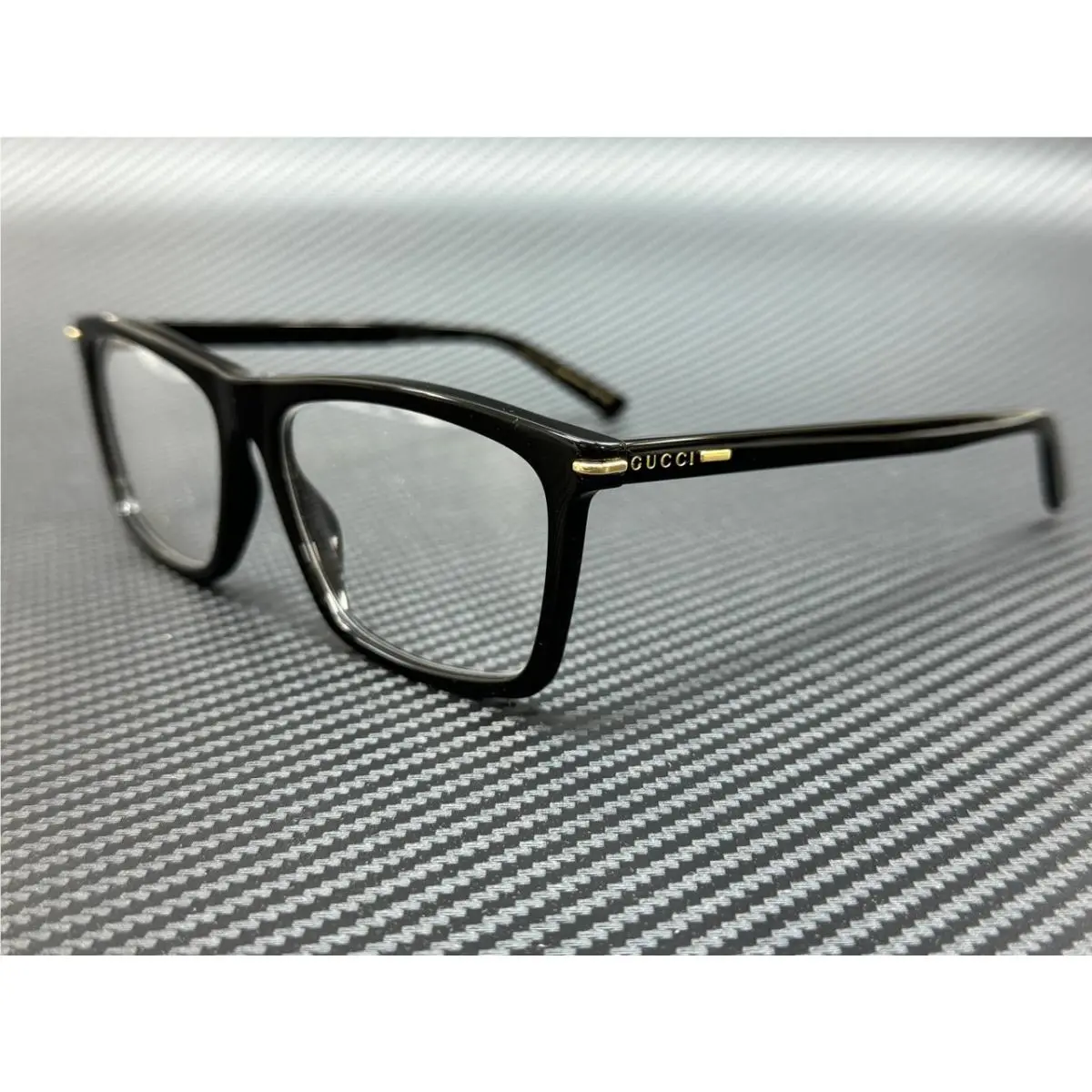 GG1445O 005 Black Men`s Extra Large 59 mm Eyeglasses by Gucci