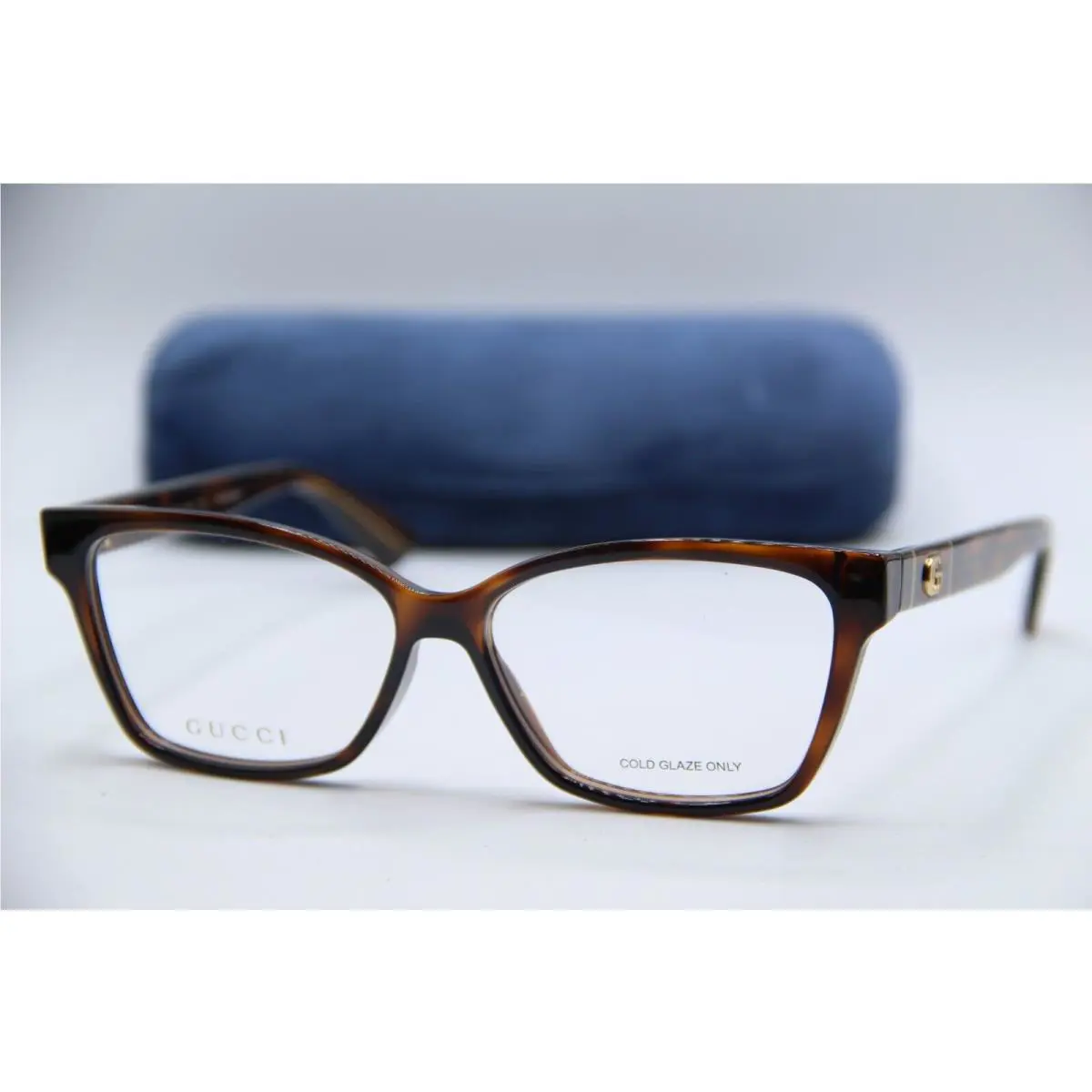 Gucci GG 0634O 002 Havana Gold Frames Sunglasses 55-14
