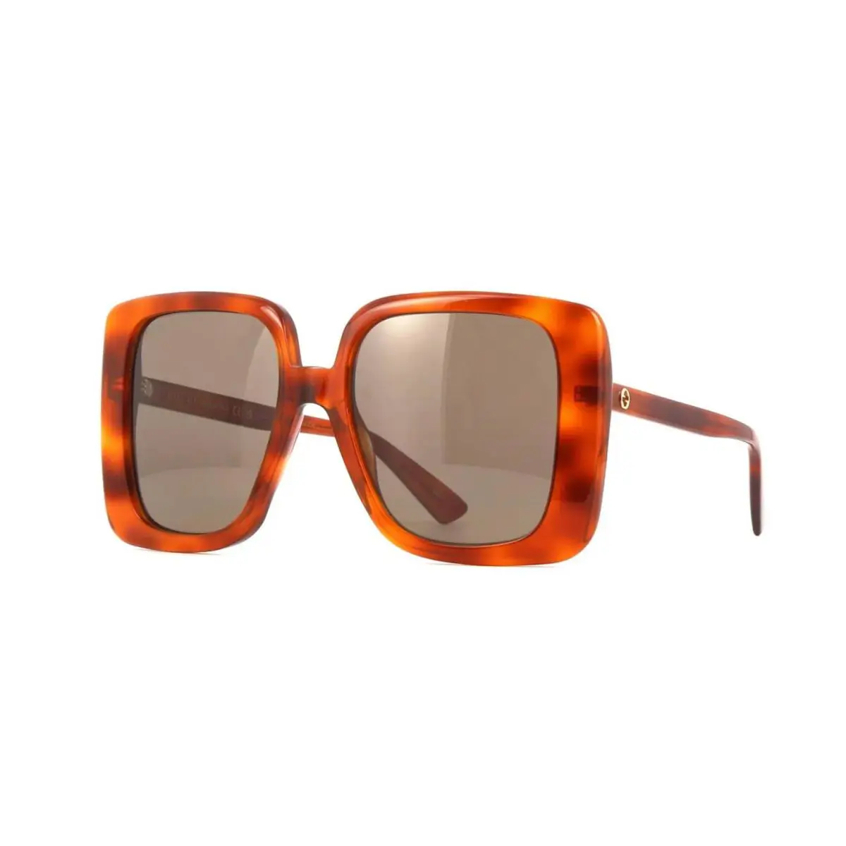 Gucci GG1314S Havana/grey 002 Sunglasses - Frame: Havana, Lens: Grey