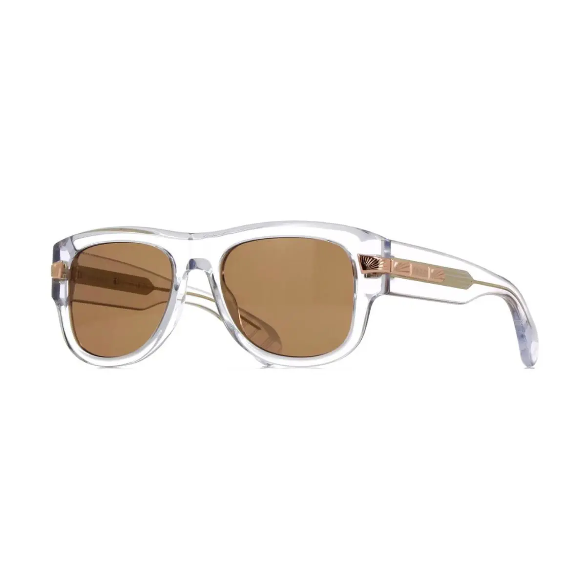 Gucci GG1517S Transparent/brown 004 Sunglasses