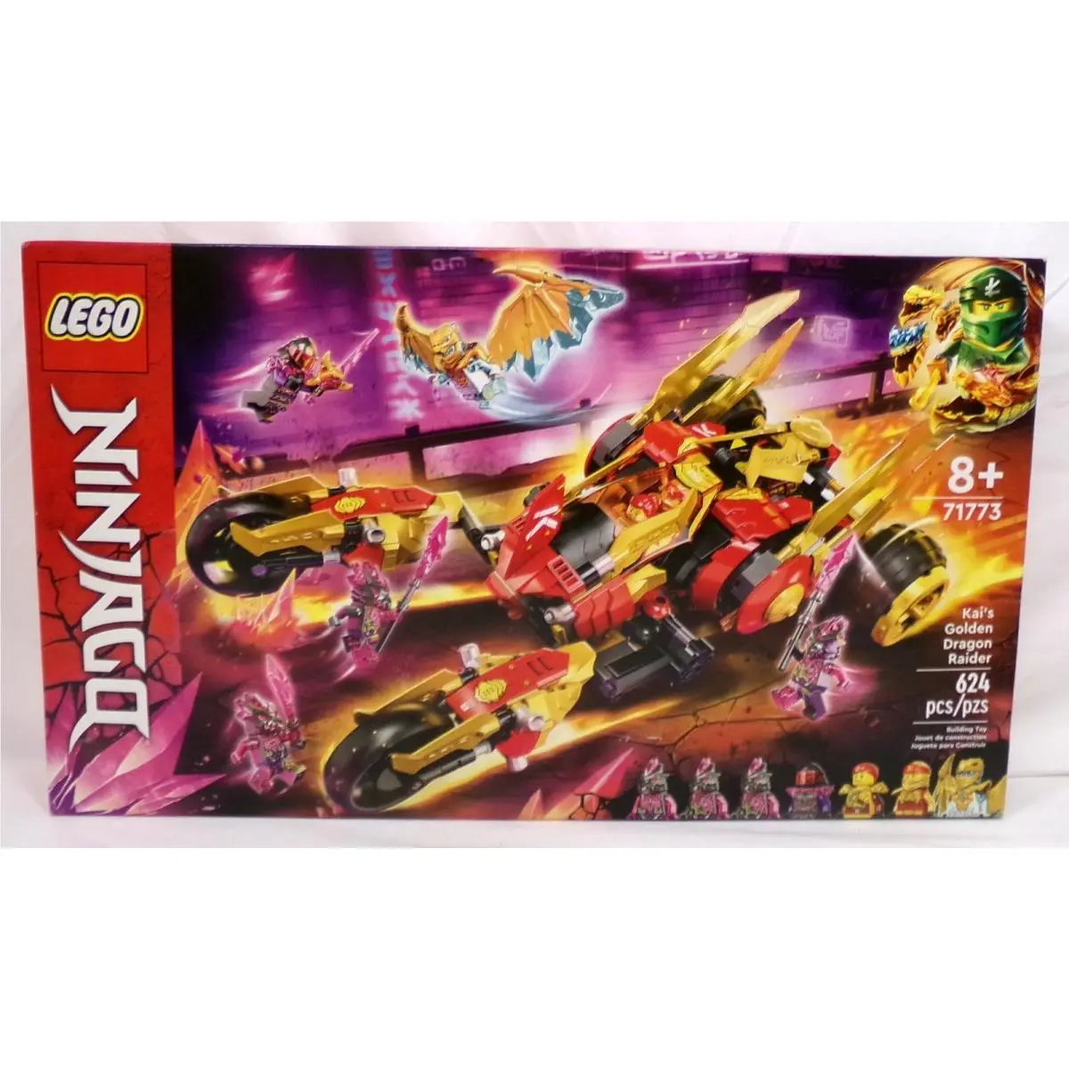 Lego Ninjago 71773 Kai`s Golden Dragon Raider Set