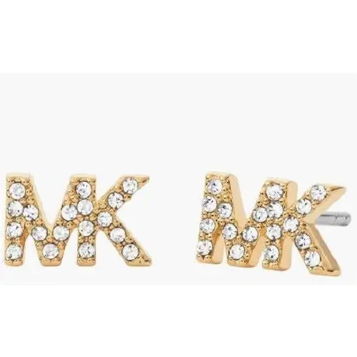 Gold Tone MK Crystal Stud Earrings MKJX7632710 by Michael Kors