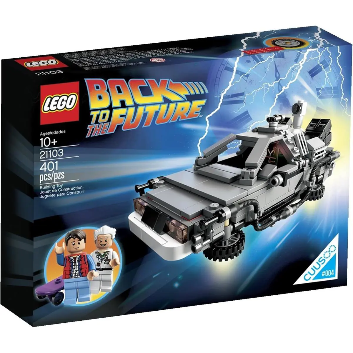 Lego Back to The Future Delorean Time Machine 21103