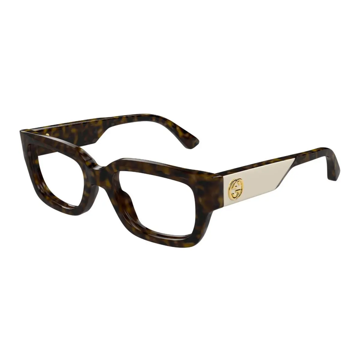 Gucci GG1666O Havana White 007 Eyeglasses