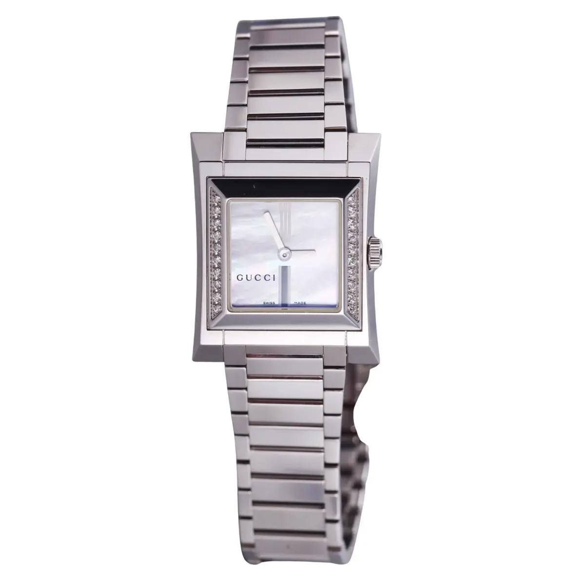o Diamond Mop Quartz Ladies Watch 111L YA111504 by Gucci