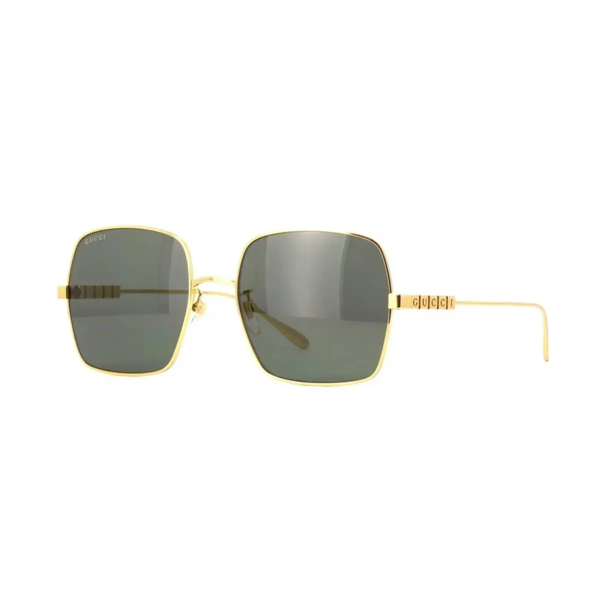 Gucci GG1434S Shiny Gold/grey 001 Sunglasses