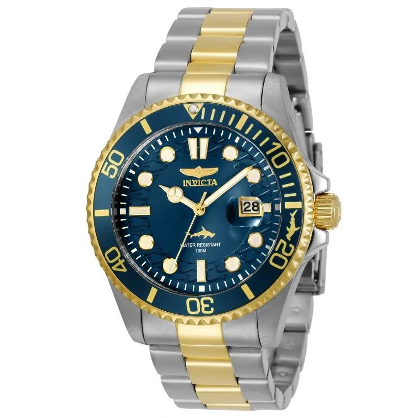 Invicta Men`s Pro Diver Quartz Watch Two Tone 43mm 30021