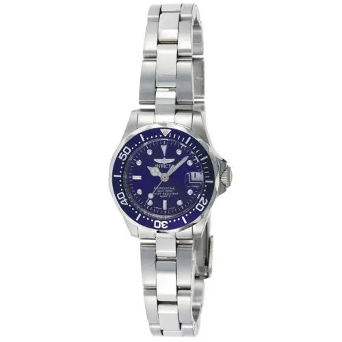Invicta Women`s 9177 Pro Diver Quartz 3 Hand Blue Dial Watch
