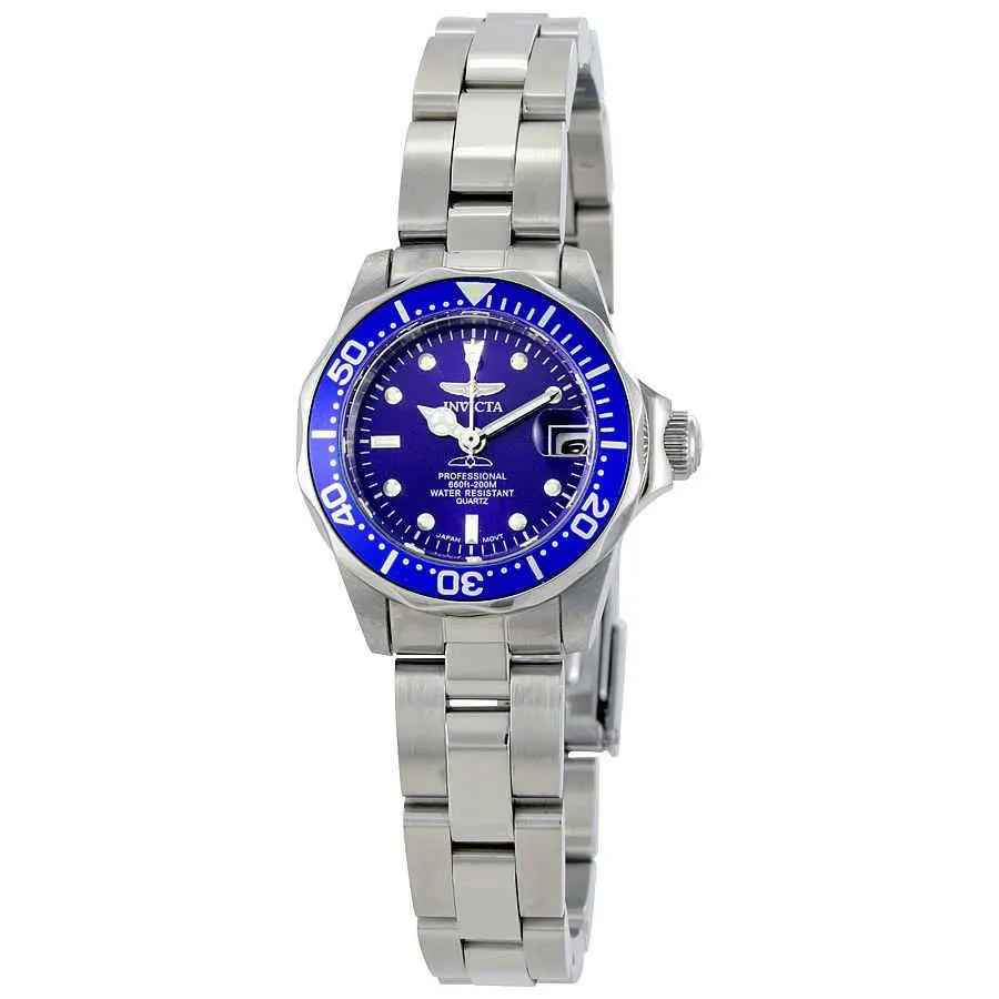 Invicta Mako Pro Diver Blue Dial Stainless Steel Ladies Watch 9177 - Blue, Dial: Blue
