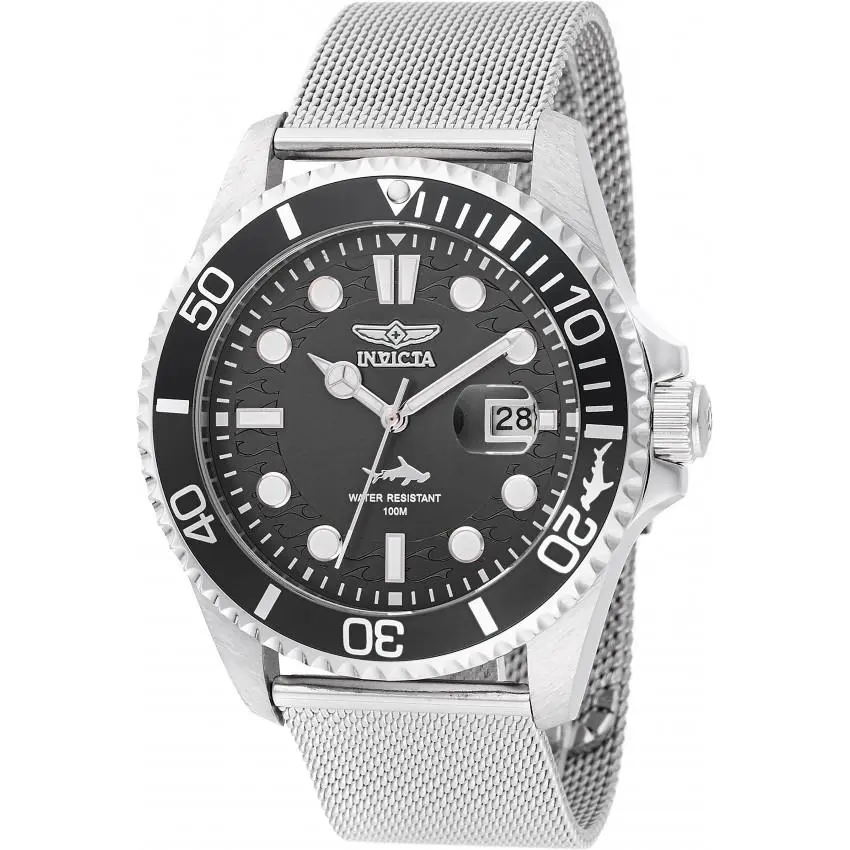 Pro Diver Quartz Black Dial Men`s Watch 47172 by Invicta