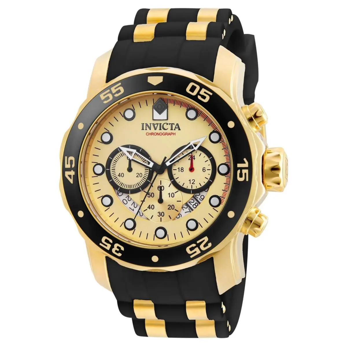 Invicta Men`s Pro Diver Stainless Steel Quartz Watch Medium