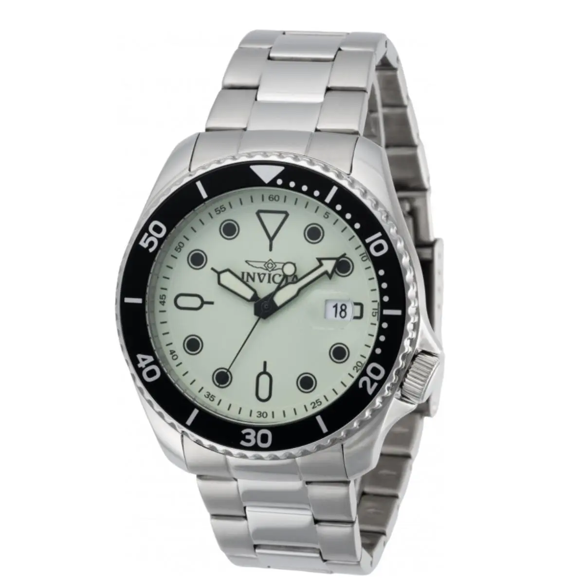 Invicta Pro Diver Lumina Men`s 46mm Full Luminous Dial Quartz Watch 47305