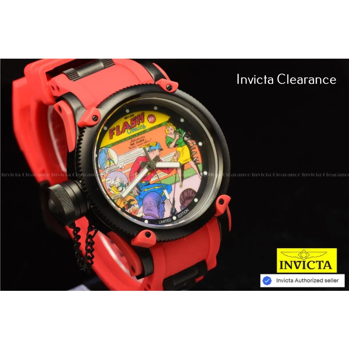 Invicta DC Comics The Flash 0101/4000 Limited Edition Chronograph Men Watch
