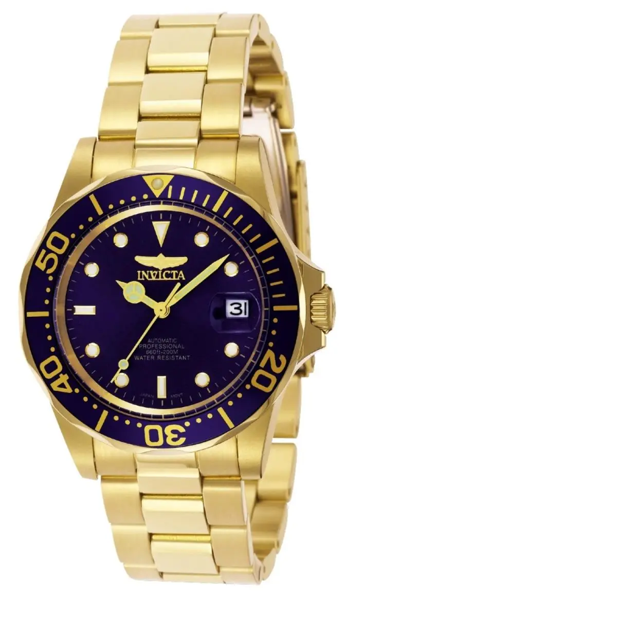 Men`s 8930 Pro Diver Automatic 3 Hand Blue Dial Watch by Invicta