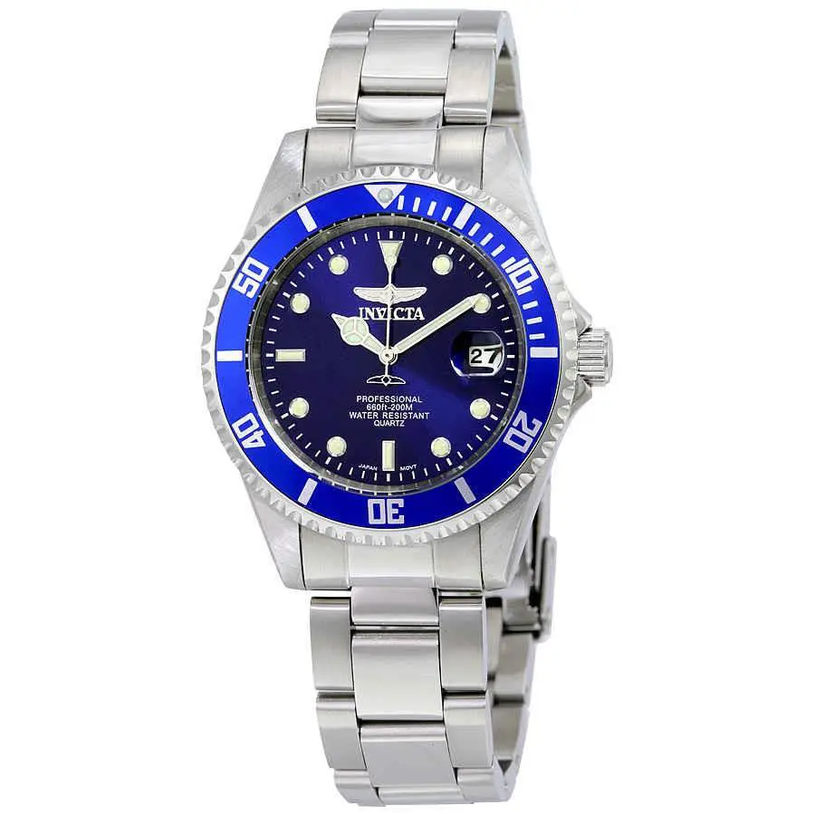 Invicta Mako Pro Diver Blue Dial Men`s Stainless Steel Watch 9204OB