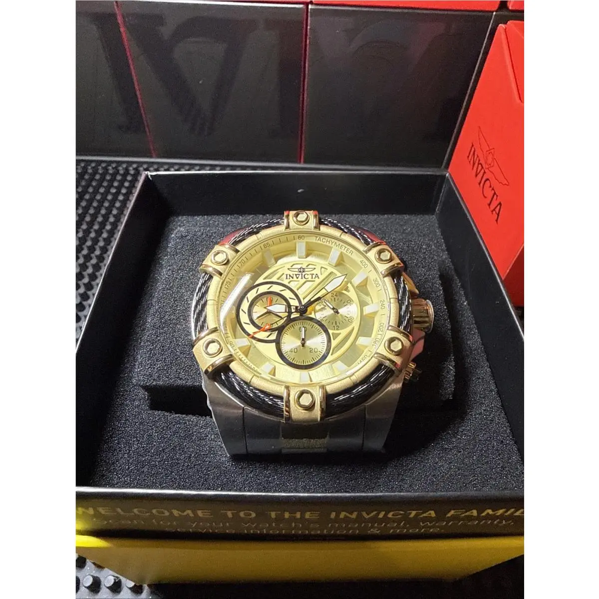 Invicta Bolt Ace 52mm Two Tone Silver/gold 25518