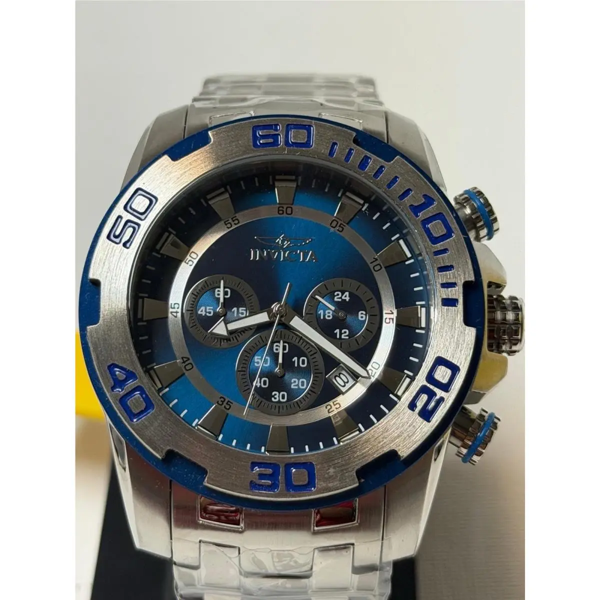 Invicta Pro Diver Chronograph Blue Dial Men`s Watch 22319