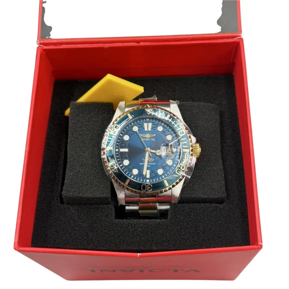 Invicta 30021 Pro Diver 43mm Blue Dial Stainless Steel Strap Two Tone Mens Watch