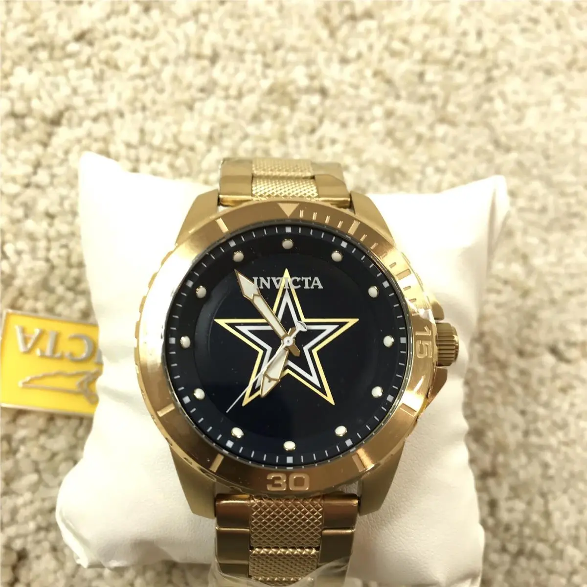 Invicta Nfl Dallas Cowboys Quartz Blue Dial Men`s Watch 48091 48mm