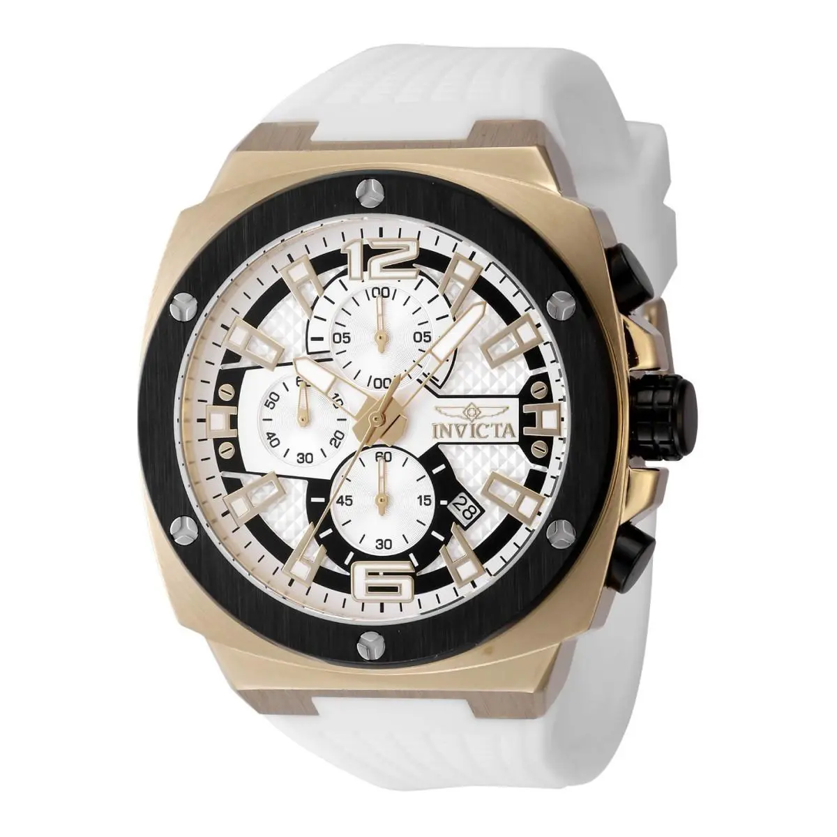 Invicta Racing Men`s Watch - 47mm. White 48163 First To Buy Gets The Deal