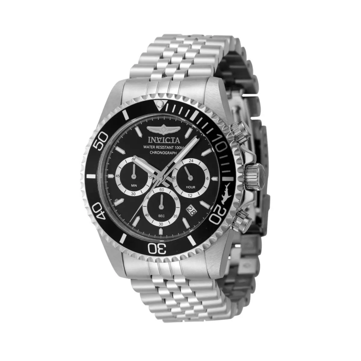 Watch Invicta INV48381 Pro Diver Man 43 Stainless Steel - Dial: silver, Band: silver