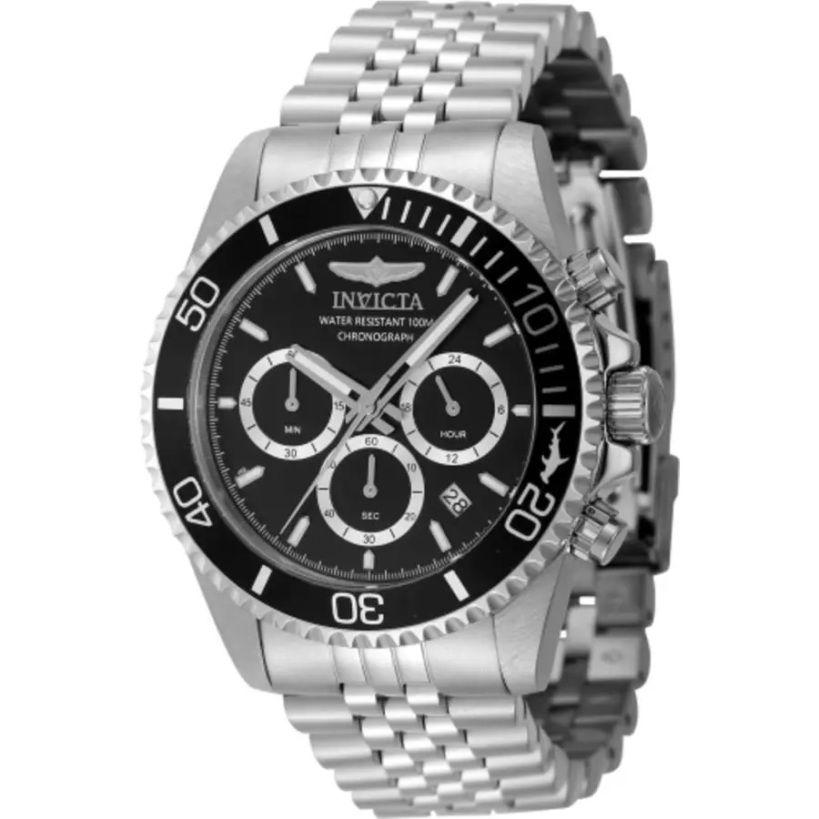 Invicta Pro Diver Chronograph Gmt Quartz Black Dial Men`s Watch 48381