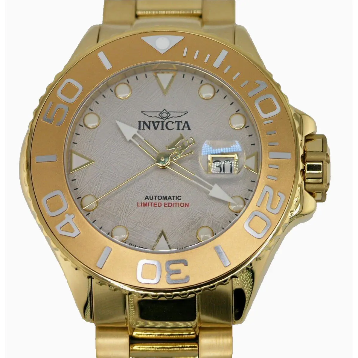 Invicta 47152 Swiss Automatic Eta 2824 Masterpiece Meteorite Dial Limited