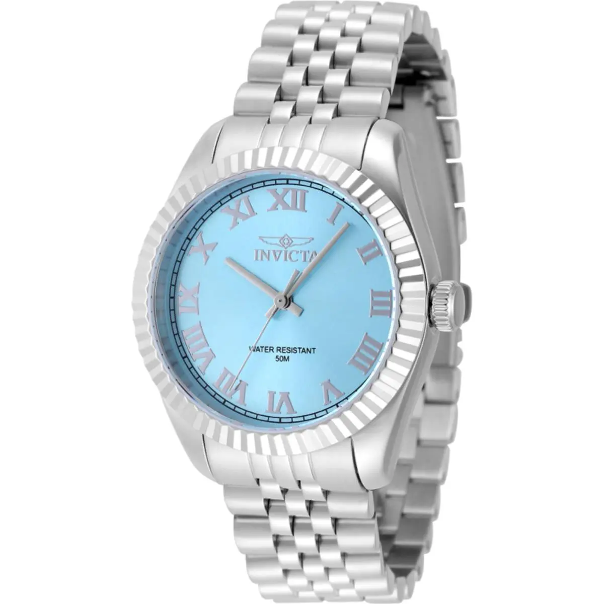 Invicta Women`s Watch Specialty Quartz Blue Dial Silver Bracelet 48902