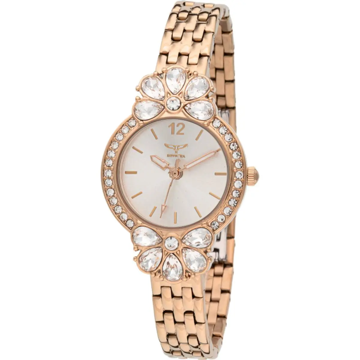 Invicta Women`s Watch Wildflower White Copper Dial Bracelet 69109