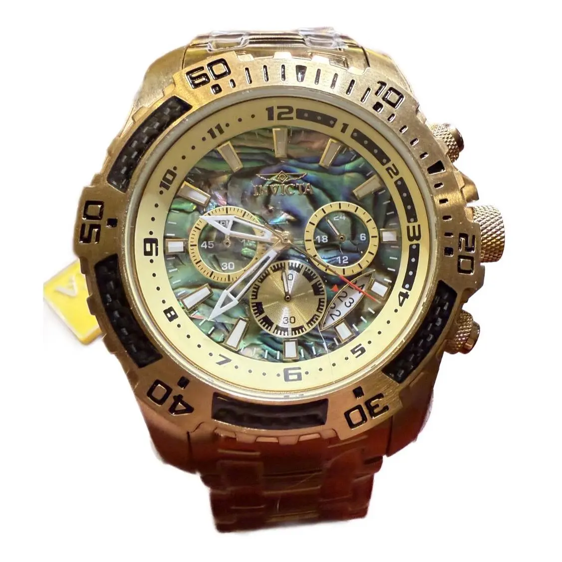 Invicta Men`s Pro Diver Scuba Quartz Watch Gold 25094