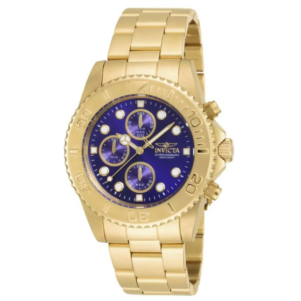 Invicta Men`s 19157 Pro Diver Gold-tone Bracelet Watch