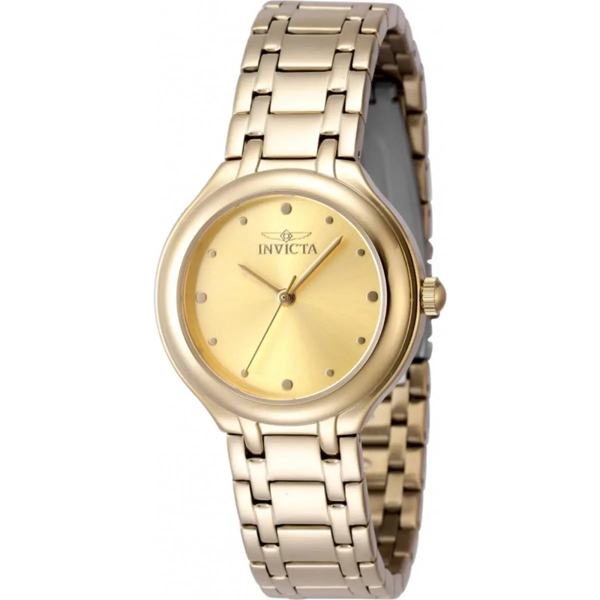 Women`s Watch Wildflower Quartz Gold Tone Dial Steel Bracelet 48227 by Invicta