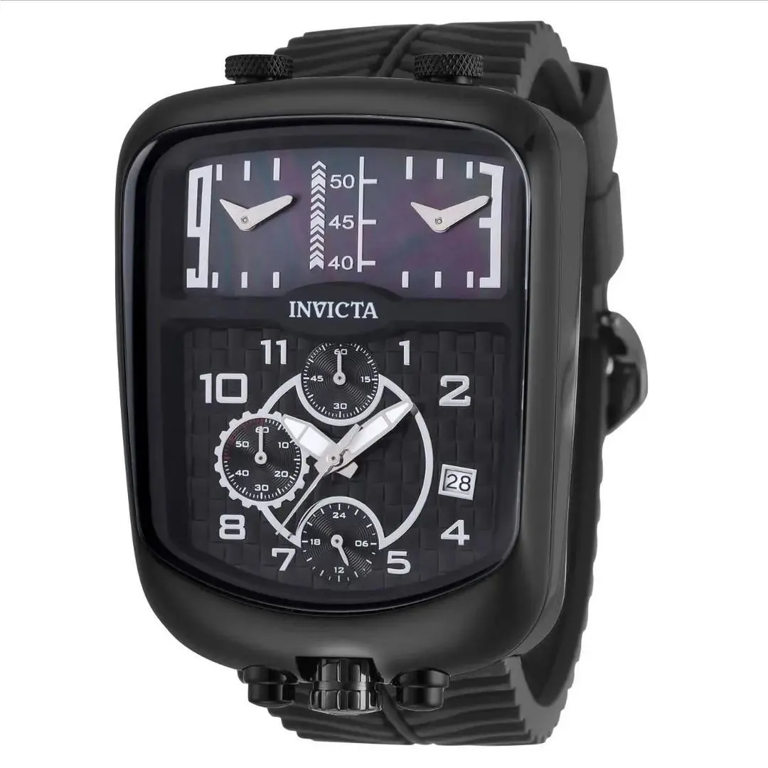 Invicta S1 Rally Swiss Ronda Z60 Caliber Men`s Watch w/ Mother of Pearl Dial