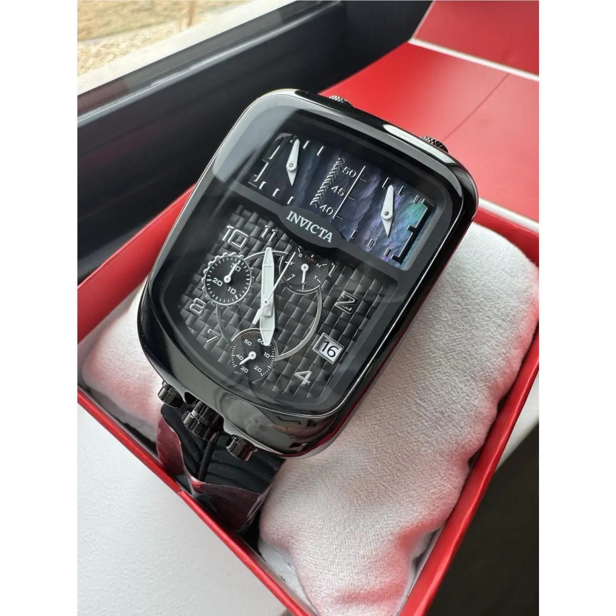 Invicta S1 Rally Swiss Ronda Z60 Caliber Men`s Watch w/ Mother of Pearl Dial