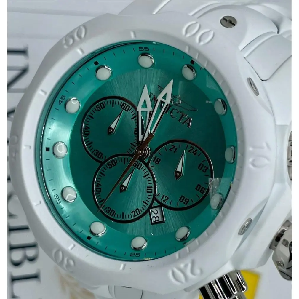 Venom Ghost Men`s Watch - 53.7mm Aqua Plating Steel 48222 by Invicta