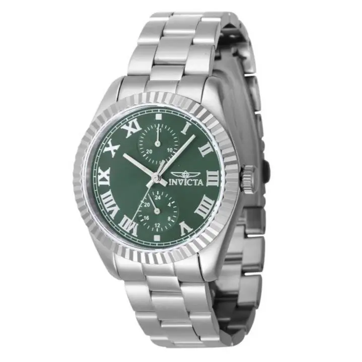 Invicta Belmont Specialty Green Dial Women`s Watch Date 47436