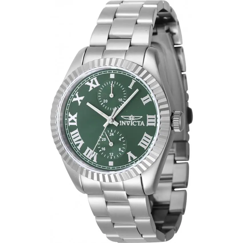 Invicta Belmont Specialty Green Dial Women`s Watch Date 47436