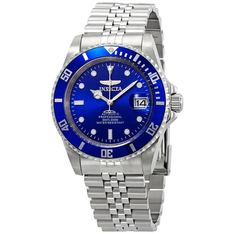 Invicta Pro Diver Automatic Blue Dial Stainless Steel Men`s Watch 29179