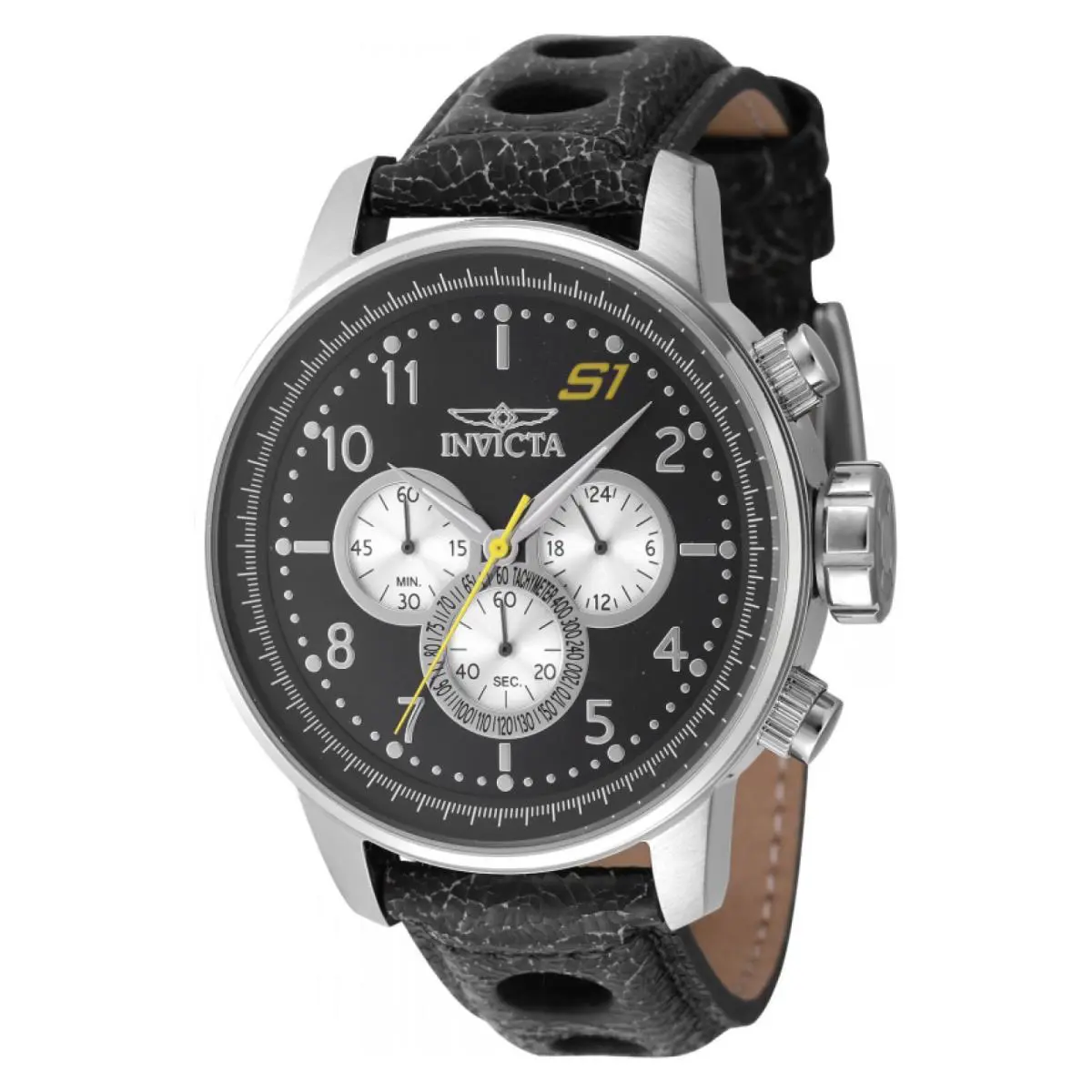 Invicta Mens S1 Rally Watch with Black Leather Band 45909