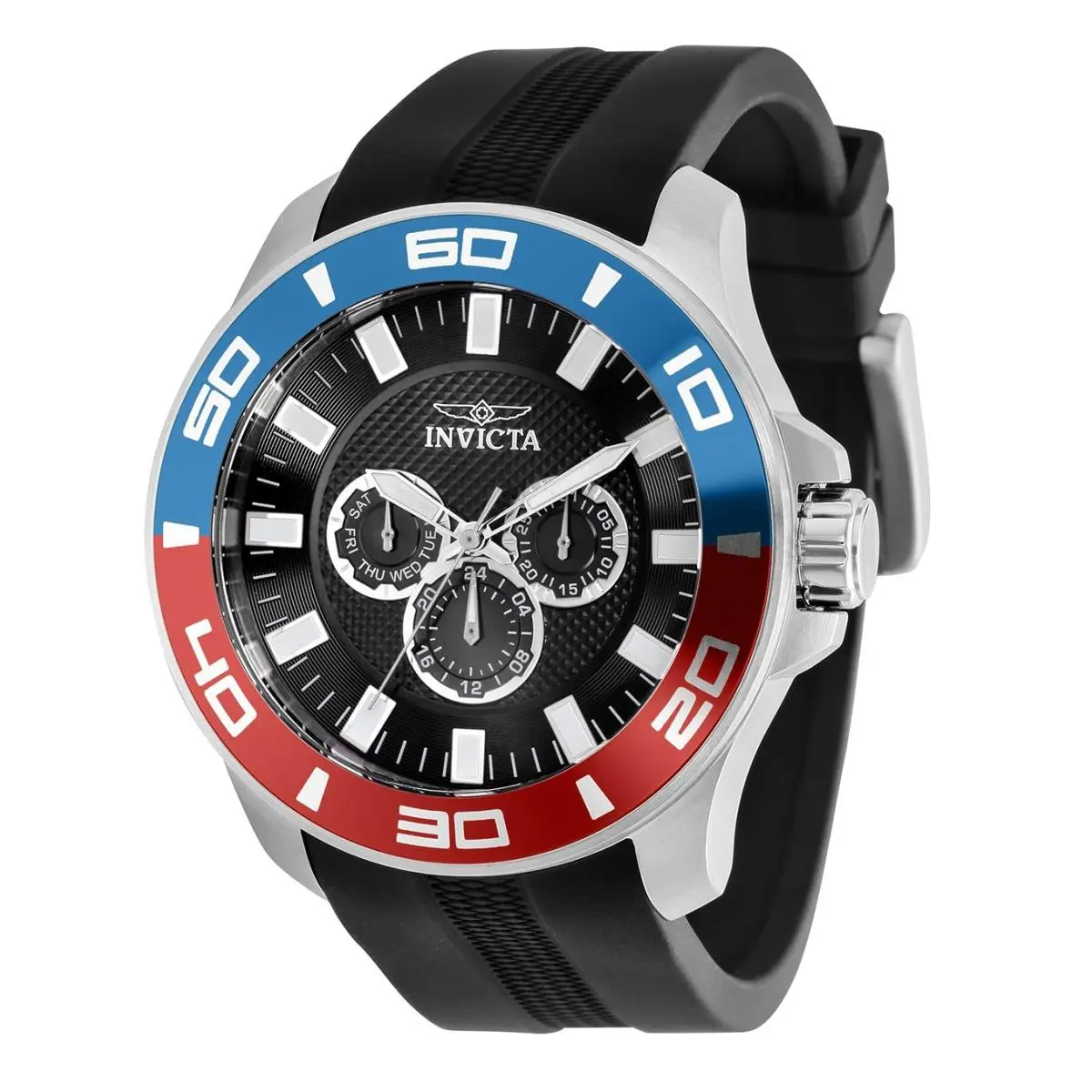 Men`s IN-35740 Pro Diver 50mm Quartz Chronograph Watch by Invicta