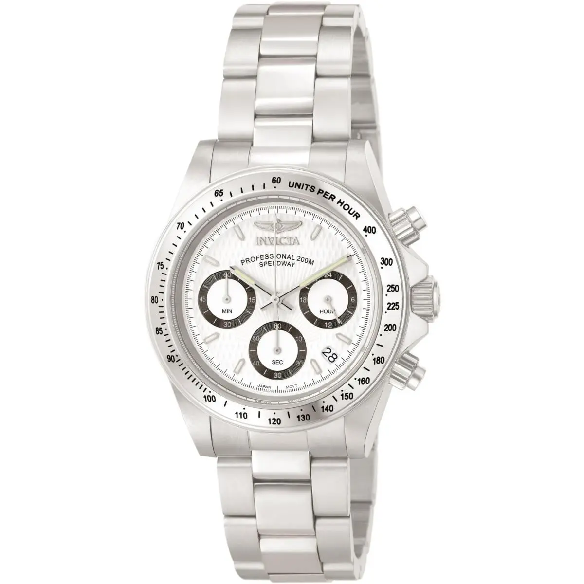 Invicta Men`s 9211 Speedway Collection Stainless Steel Watch - Silver