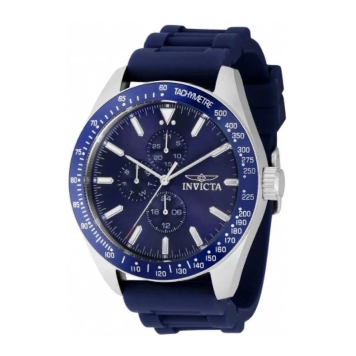 Invicta 38401 Aviator Quartz Blue Dial Watch Mens Watch Wristwatch